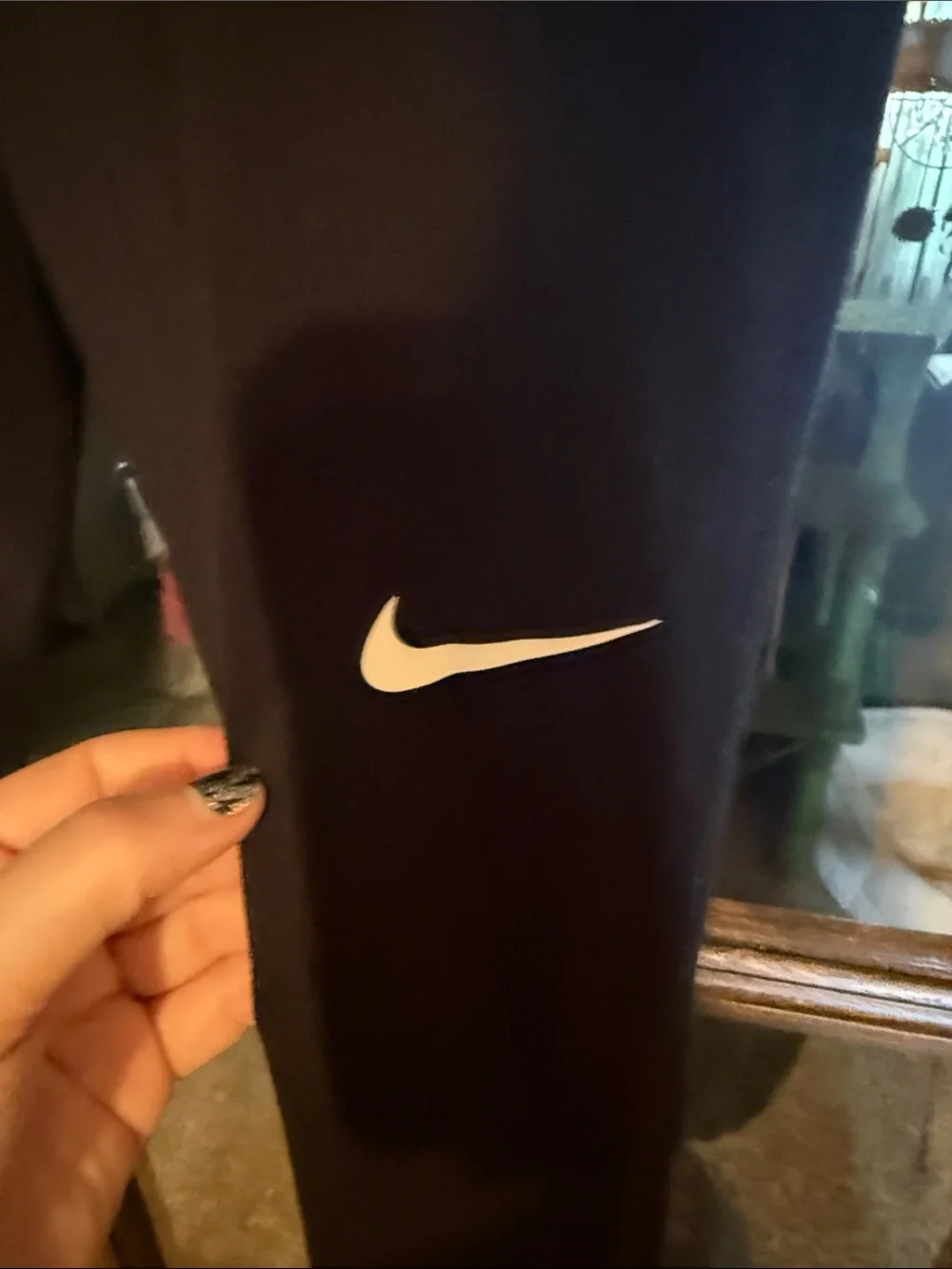 Nike Pro Dri-FIT Women Black Athletic Training Leggings Size S Small‎
